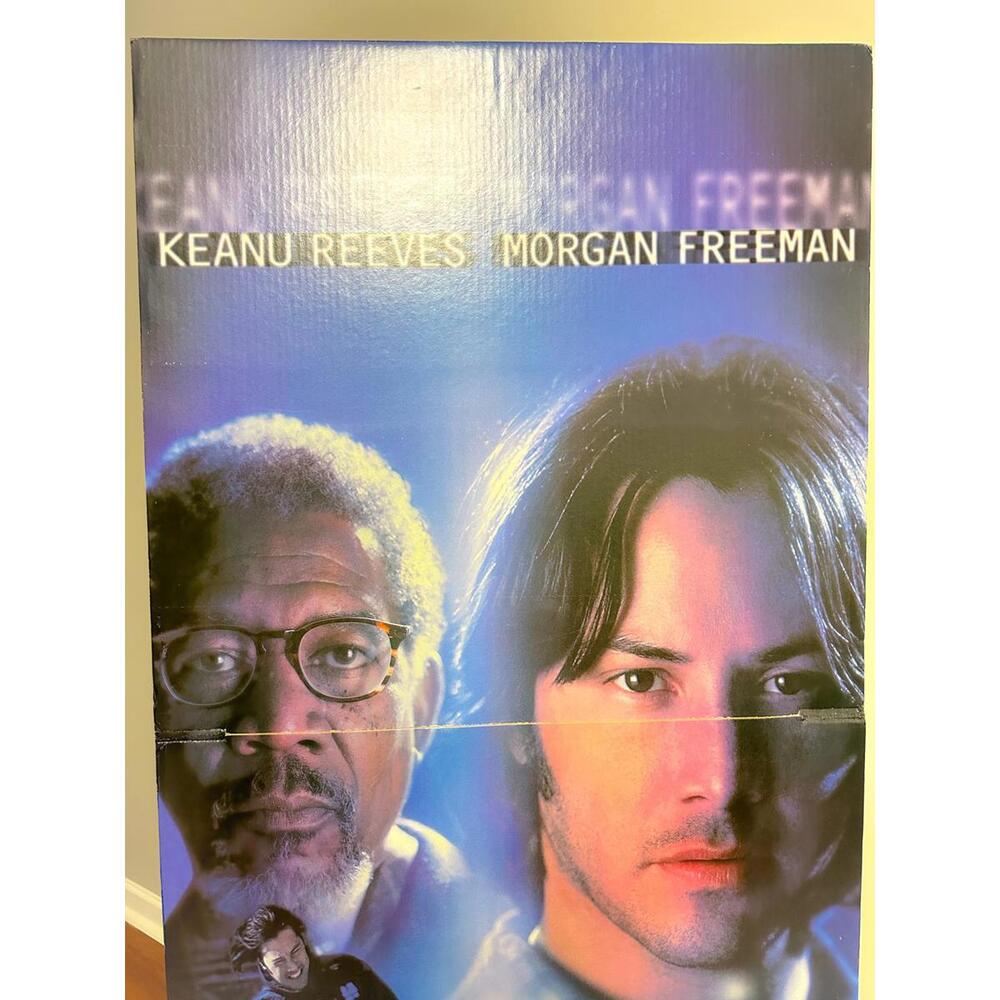 Keanu Reeves Chain Reaction Standee Movie Display Morgan Freeman 1996 20th FOX - Picture 3 of 6